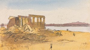 Maharraka, 7-25 am, 14. februar 1867 (463) af Edward Lear